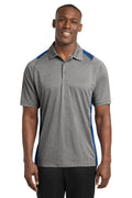 Sport-Tek Men's   Heather Colorblock Contender   Polo
