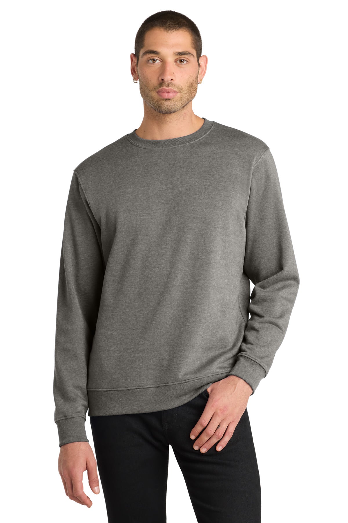 District Men's   V.I.T.  Fleece Crew DT6104