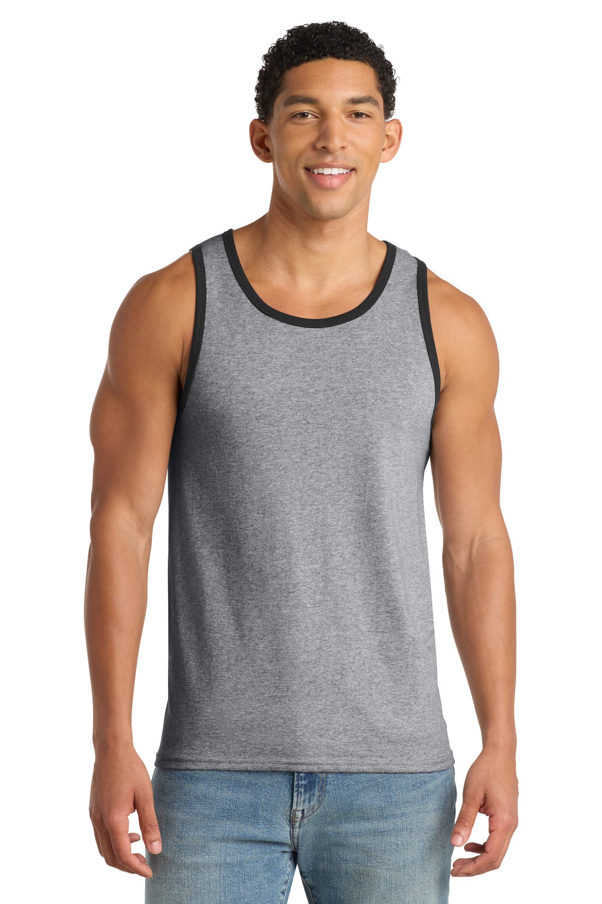 Port & Co Men's   Core Cotton Tank Top