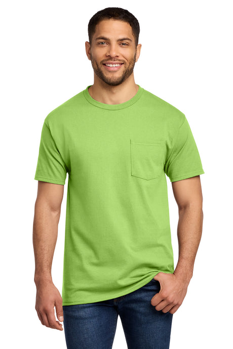 Port & Co Men's   Essential Pocket Tee
