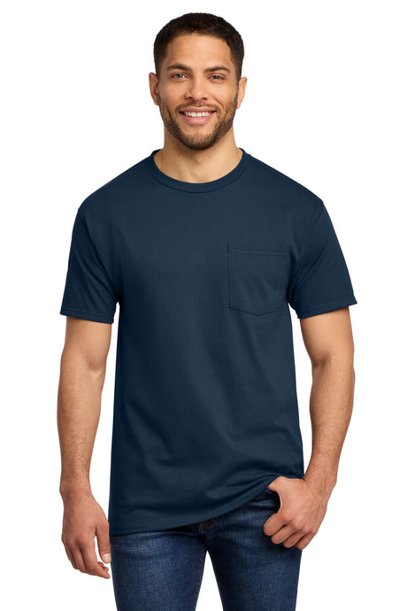 Port & Co Men's   Essential Pocket Tee