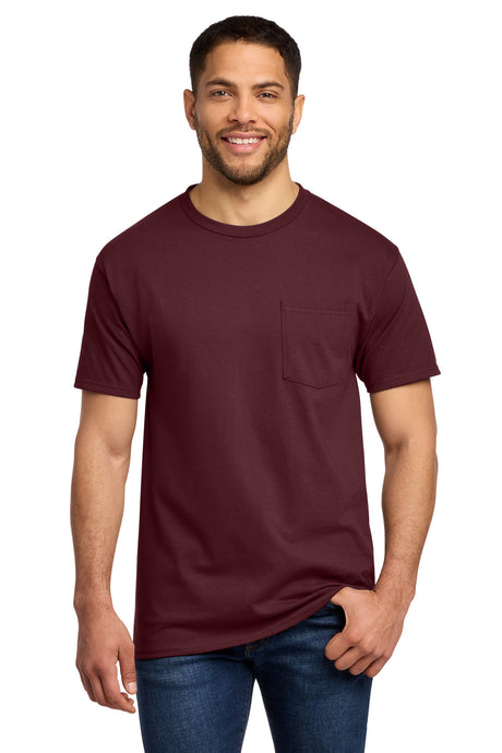 Port & Co Men's   Essential Pocket Tee