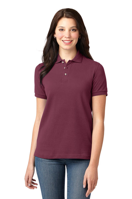 Port Authority Women's   Heavyweight Cotton Pique Polo