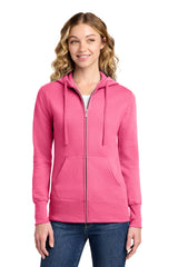 Port & Co Women's   Core Fleece Full-Zip Hooded Sweatshirt