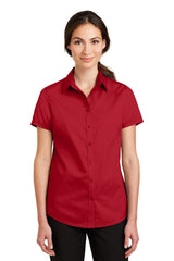Port Authority Women's   Short Sleeve SuperPro   Twill Shirt