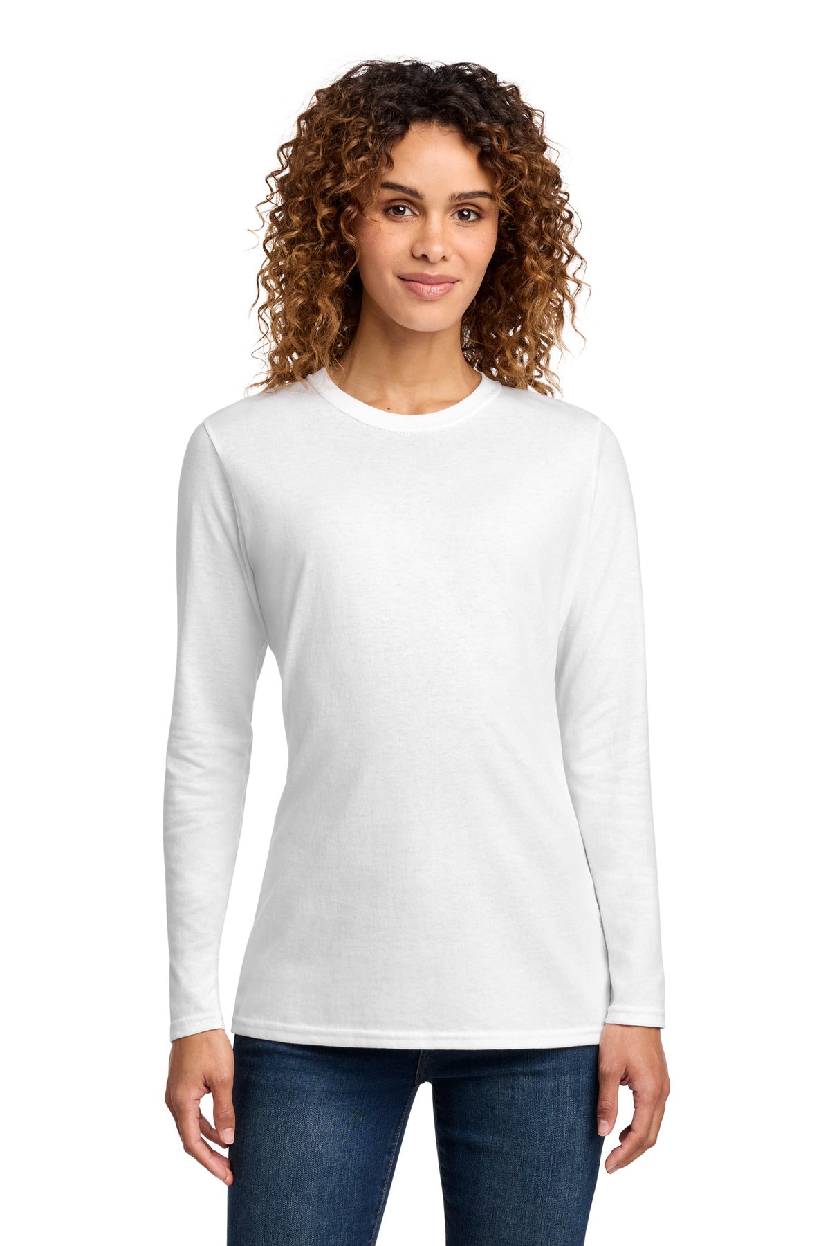 Port & Co Women's   Long Sleeve Core Cotton Tee