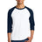 JERZEES Unisex Premium Blend Combed Ring Spun 3/4-Sleeve Raglan T-Shirt 560R