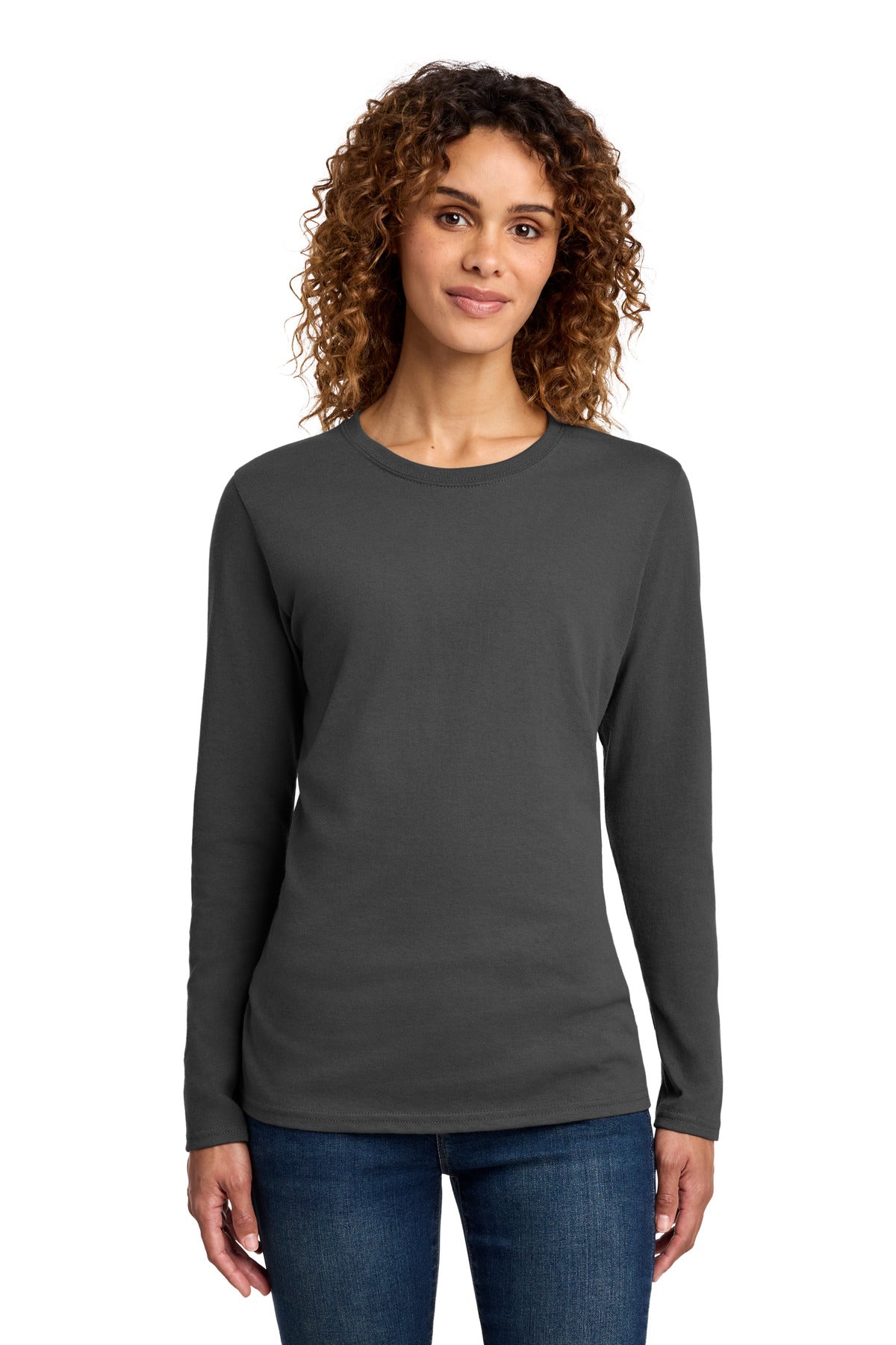 Port & Co Women's   Long Sleeve Core Cotton Tee