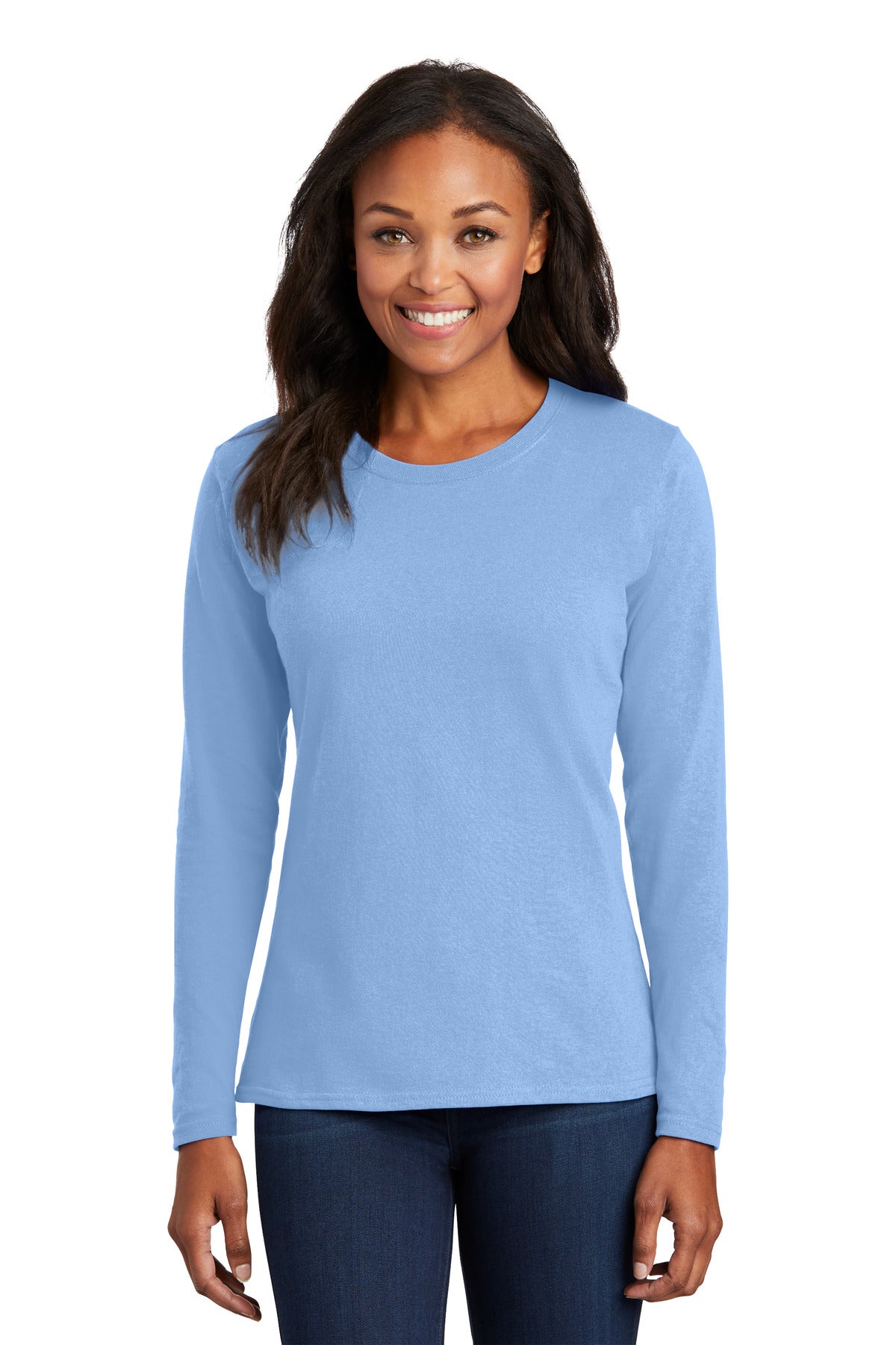 Port & Co Women's   Long Sleeve Core Cotton Tee