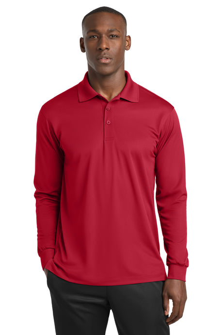 Sport-Tek Men's   Long Sleeve Micropique Sport-Wick   Polo