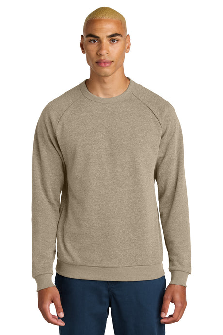 District Men's   Perfect Tri   Fleece Crewneck Sweatshirt DT1304