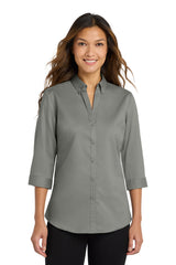 Port Authority Women's   3/4-Sleeve SuperPro   Twill Shirt