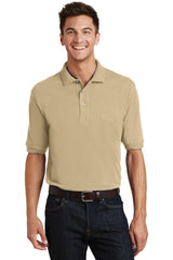 Port Authority Men's   Heavyweight Cotton Pique Polo with Pocket