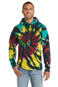 Port & Co Men's   Tie-Dye Pullover Hooded Sweatshirt