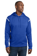 Sport-Tek Men's   Tech Fleece Colorblock Hooded Sweatshirt
