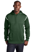 Sport-Tek Men's   Tech Fleece Colorblock Hooded Sweatshirt