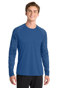 Sport-Tek Men's    Long Sleeve Digi Camo Tee