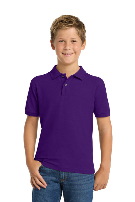 Port Authority Youth   Silk Touch Polo