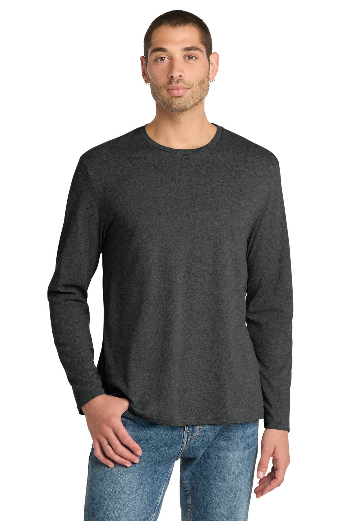 District Men's    Perfect Weight   Long Sleeve Tee