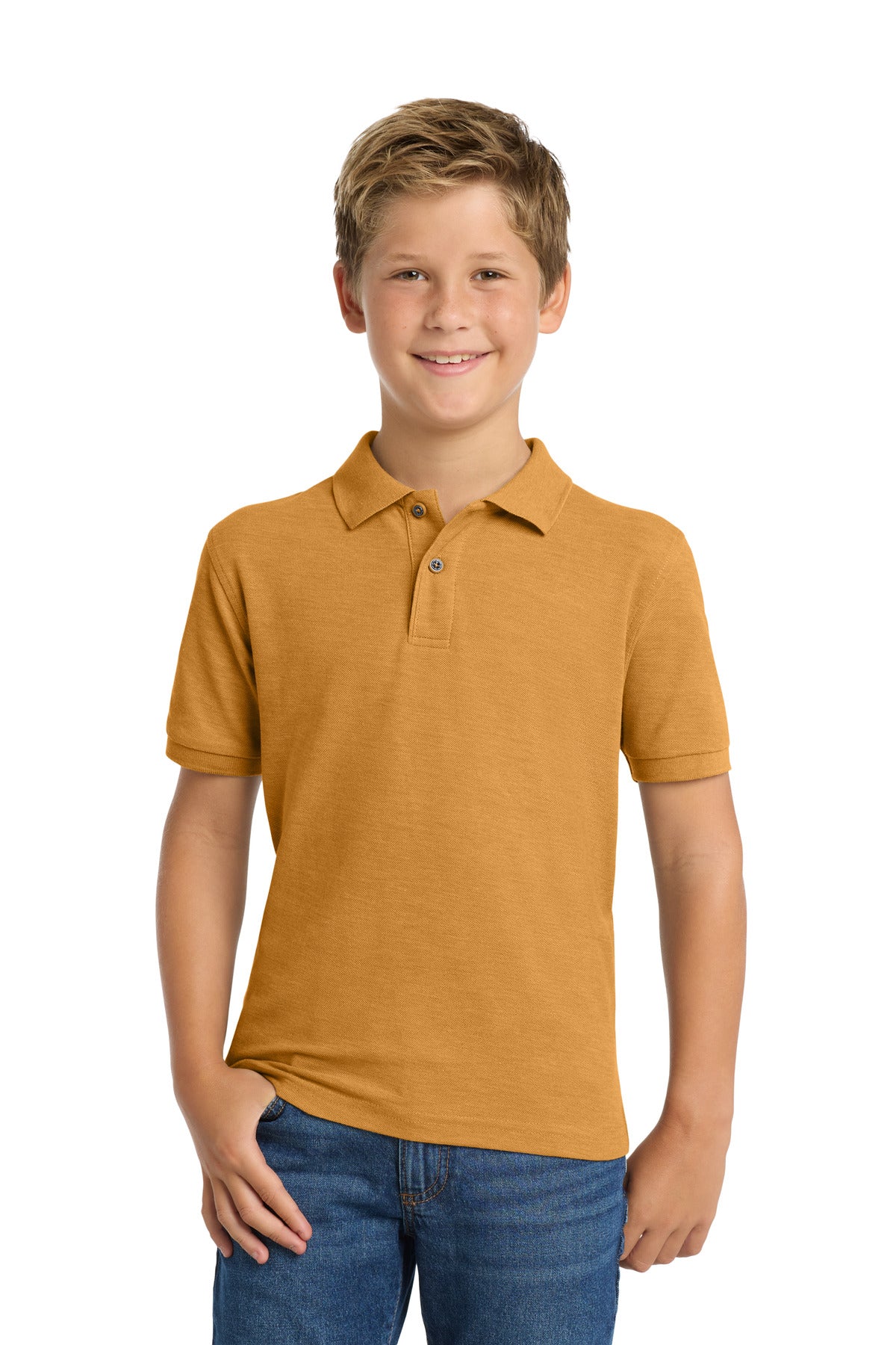 Port Authority Youth   Silk Touch Polo