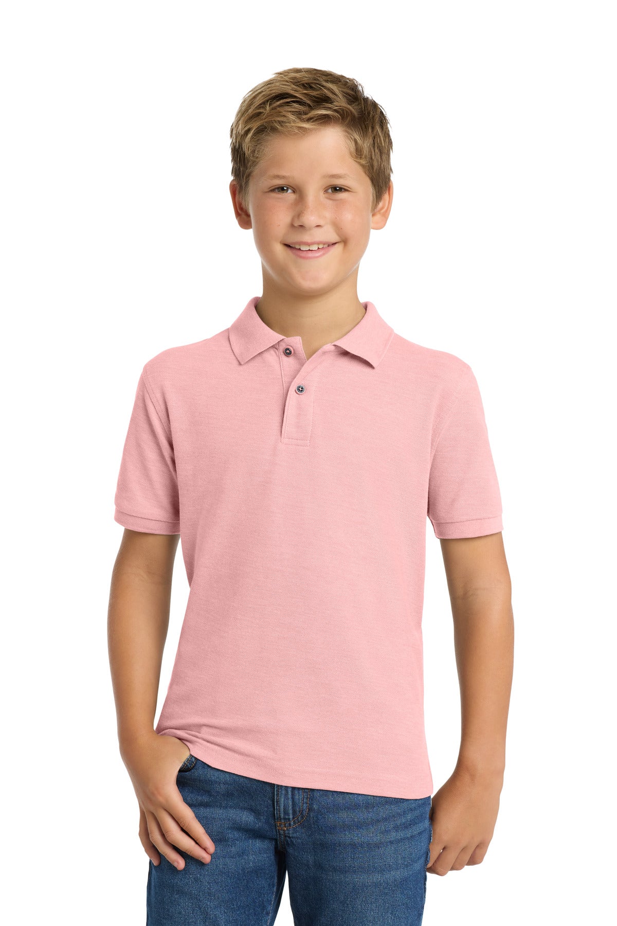 Port Authority Youth   Silk Touch Polo