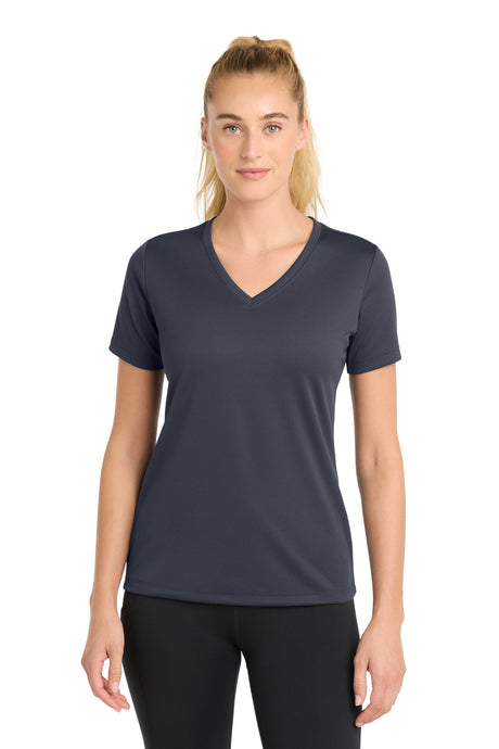 Sport-Tek Women's   PosiCharge   RacerMesh   V-Neck Tee