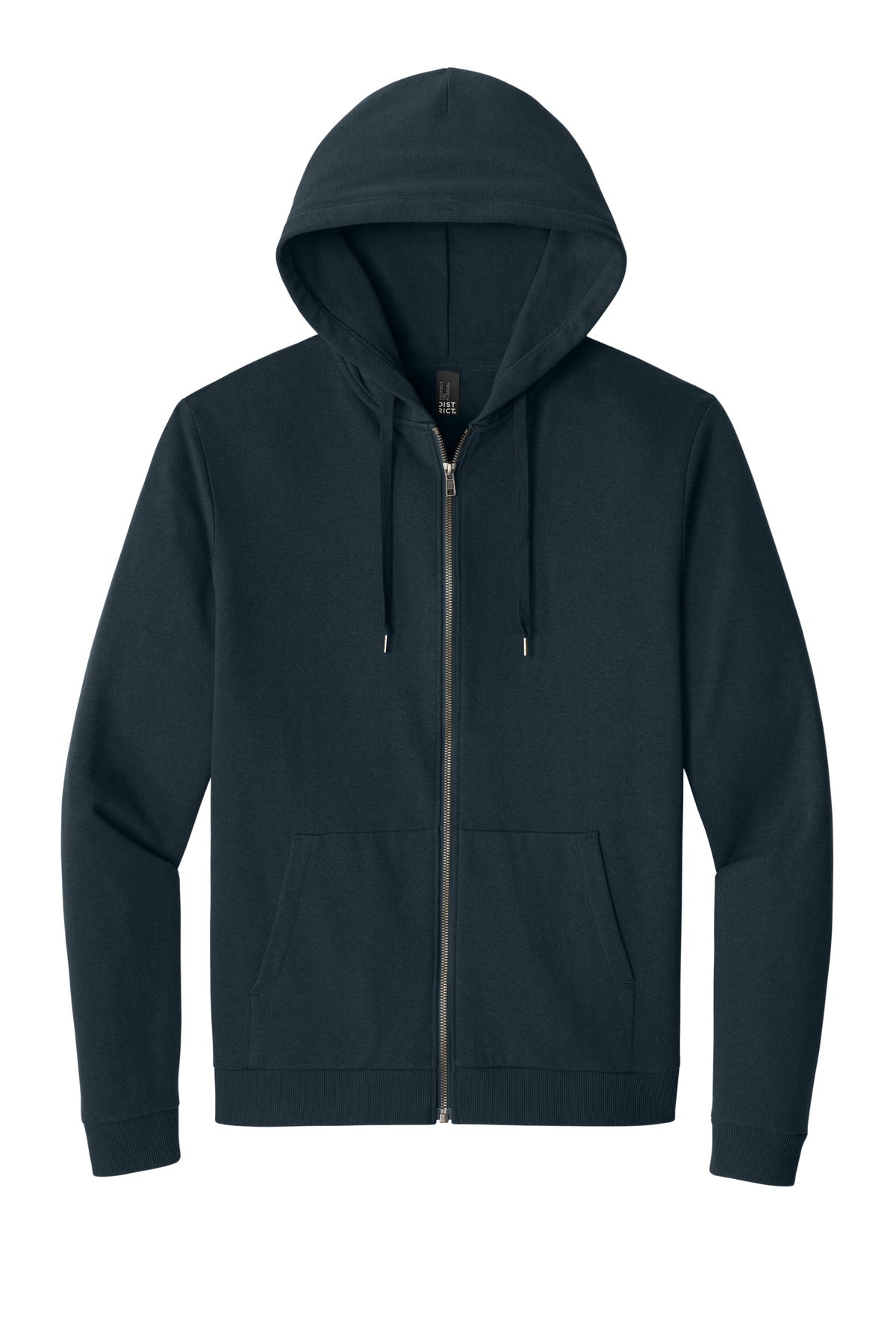 District Men's   Perfect Tri   Fleece Full-Zip Hoodie DT1302
