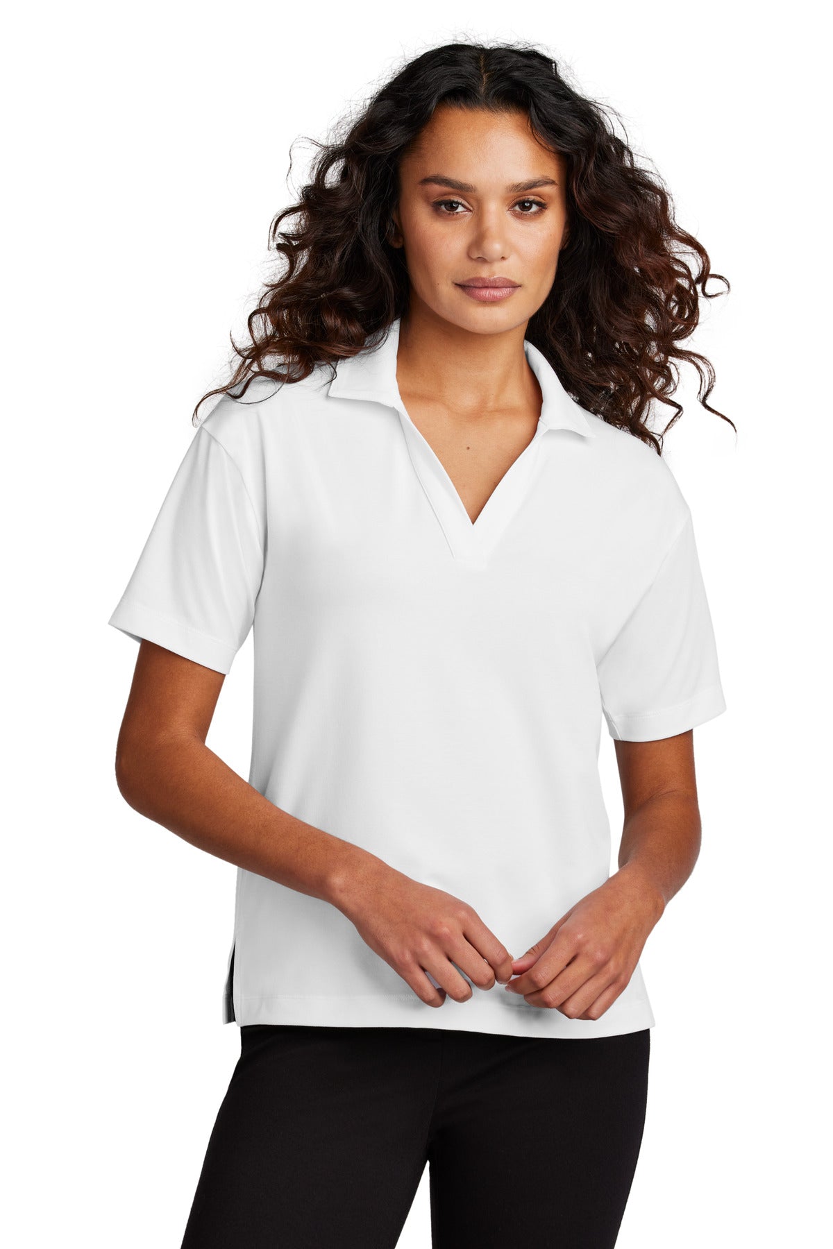 Mercer+Mettle Women's   Stretch Jersey Polo MM1015