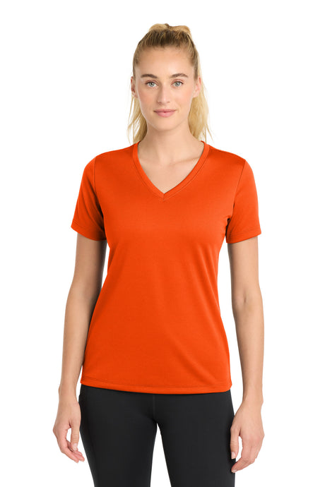Sport-Tek Women's   PosiCharge   RacerMesh   V-Neck Tee