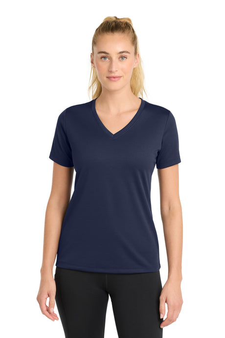 Sport-Tek Women's   PosiCharge   RacerMesh   V-Neck Tee