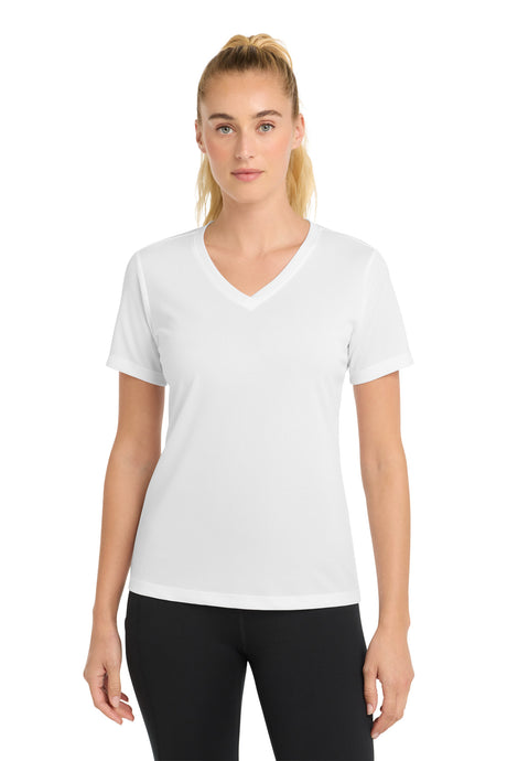 Sport-Tek Women's   PosiCharge   RacerMesh   V-Neck Tee