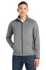 Sport-Tek Men's   Sport-Wick   Stretch Contrast Full-Zip Jacket