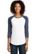 District Women's   Fitted Very Important Tee   3/4-Sleeve Raglan