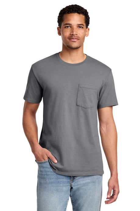 Port & Co Men's   Beach Wash   Garment-Dyed Pocket Tee