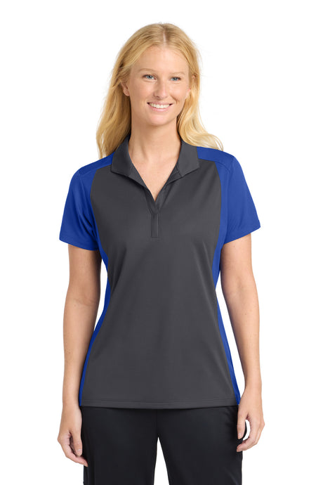 Sport-Tek Women's   Colorblock Micropique Sport-Wick   Polo