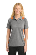 Sport-Tek Women's   Heather Colorblock Contender   Polo