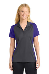 Sport-Tek Women's   Colorblock Micropique Sport-Wick   Polo
