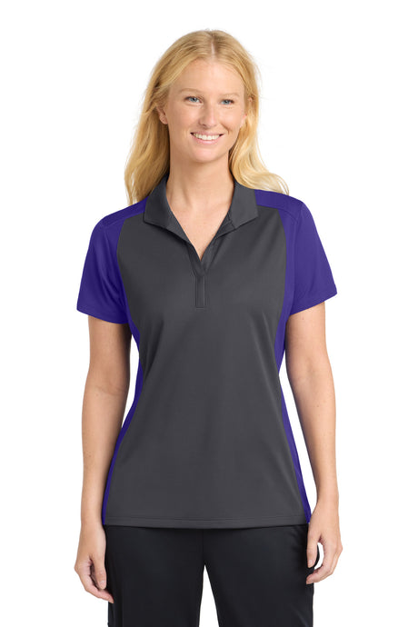 Sport-Tek Women's   Colorblock Micropique Sport-Wick   Polo