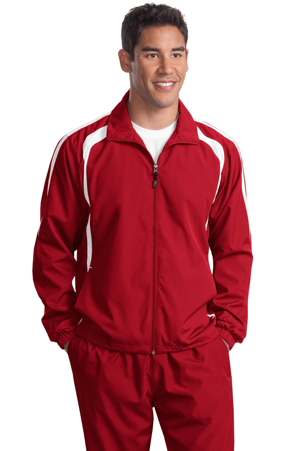 Sport-Tek Men's   Tall Colorblock Raglan Jacket