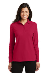 Port Authority Women's   Silk Touch Long Sleeve Polo