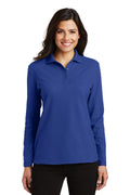 Port Authority Women's   Silk Touch Long Sleeve Polo
