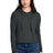 District Women's   Perfect Tri   Midi Long Sleeve Hoodie DT1390L
