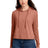 District Women's   Perfect Tri   Midi Long Sleeve Hoodie DT1390L