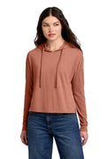 District Women's   Perfect Tri   Midi Long Sleeve Hoodie DT1390L