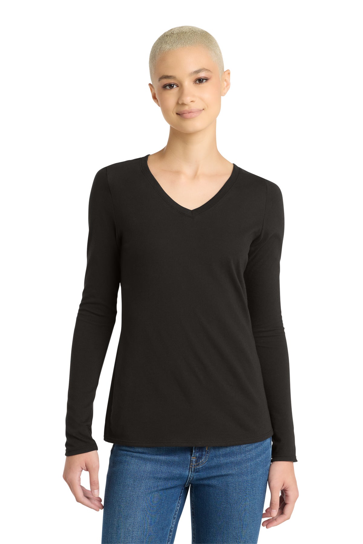 District Women's    Very Important Tee    Long Sleeve V-Neck