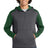 Sport-Tek Men's    Tech Fleece Colorblock 1/4-Zip Hooded Sweatshirt