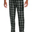 District Men's   Flannel Plaid Pant