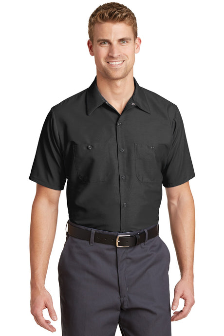 Red Kap Men's Short Sleeve Industrial Work Shirt Corporate Apparel Shirts & Tops