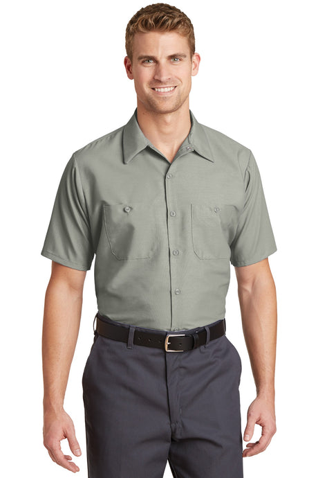 Red Kap Men's Short Sleeve Industrial Work Shirt Corporate Apparel Shirts & Tops