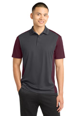 Sport-Tek Men's   Colorblock Micropique Sport-Wick   Polo